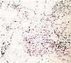 Ordnance Survey map annotated with field names